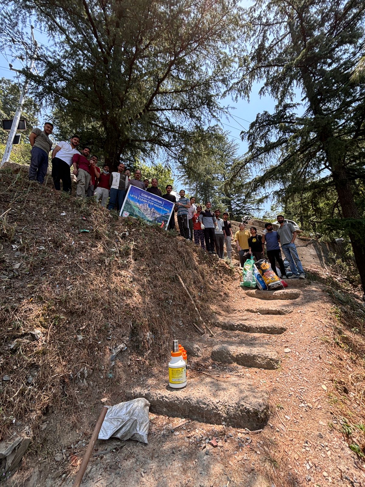 Cleanliness Drive in Dhanda, Shimla